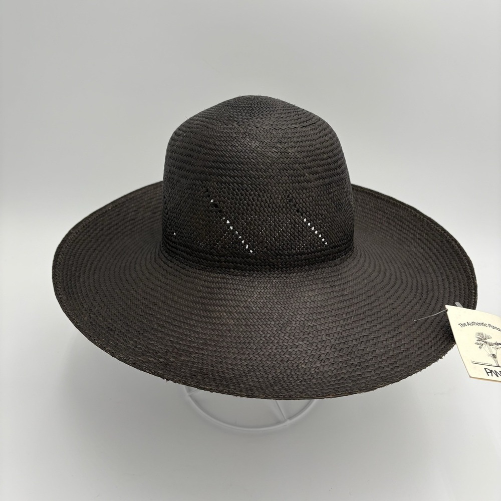 Pantropic Women's Panama Wide Brimmed‎ Hat NWT Brown